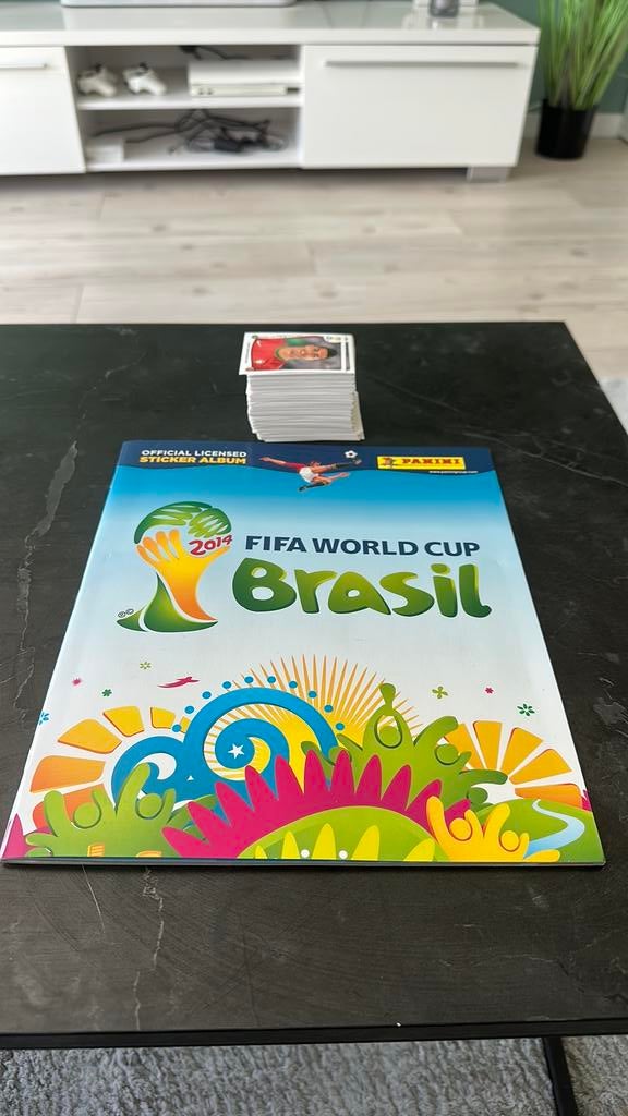 Panini WK 2014, Ophalen of Verzenden, Zo goed als nieuw, Meerdere stickers