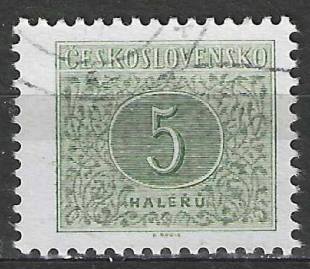 Tsjechoslowakije 1954 - Yvert 79TX - Taxzegel Type a (ST), Postzegels en Munten, Postzegels | Europa | Overig, Verzenden, Overige landen