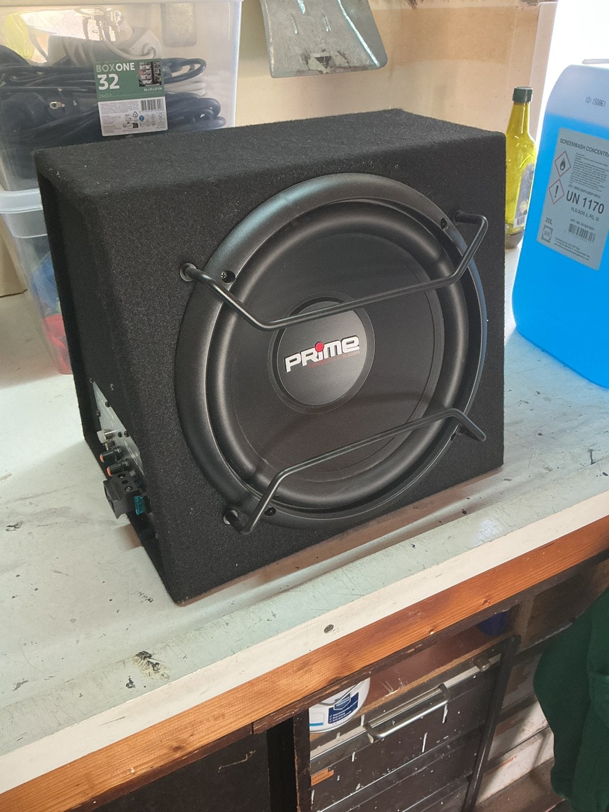 Caliber BC 1125A, 600W subwoofer met ingebouwde versterker, Ophalen of Verzenden, Zo goed als nieuw