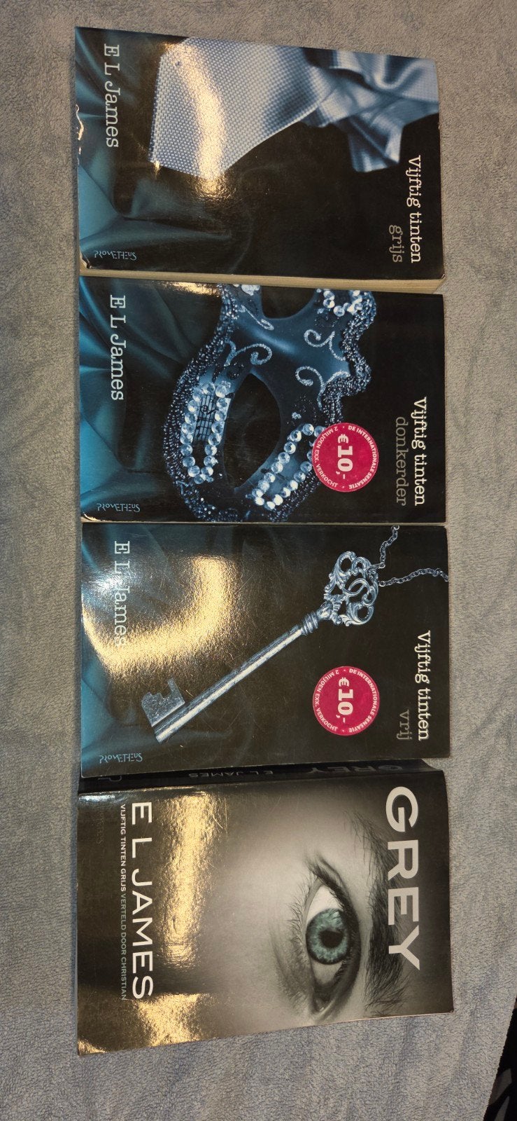 Vijftig tinten trilogie + Grey - E.L. James (4 boeken), Ophalen of Verzenden, Gelezen, E.L. James, Nederland