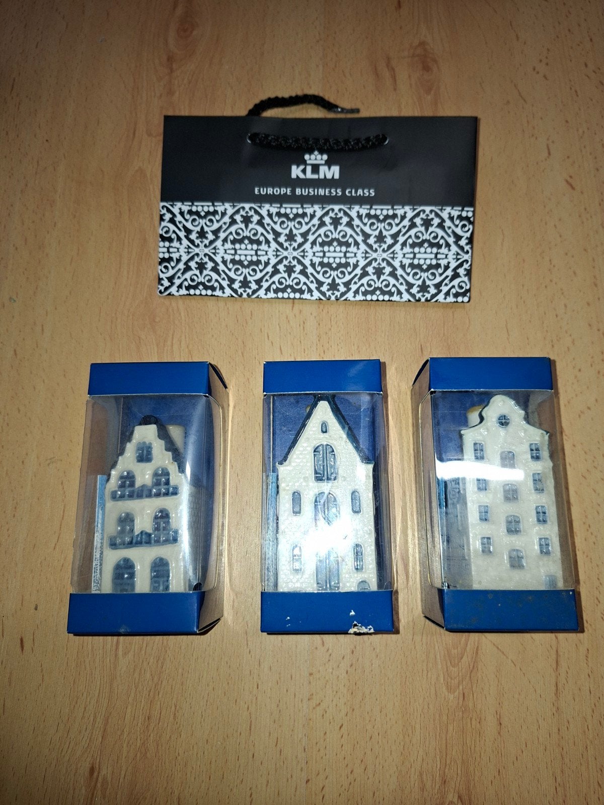 👌KLM huisjes👌  blauwe doosjes, Verzamelen, KLM Huisjes, Ophalen of Verzenden, Nieuw, 1 t/m 20