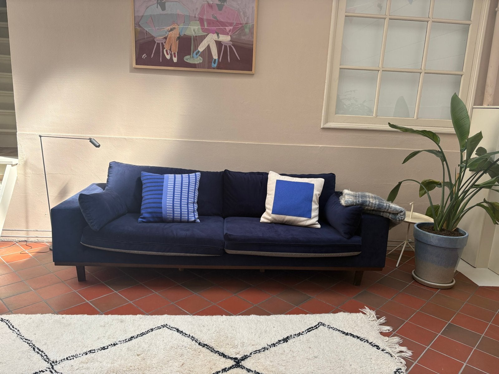 Comfortabele bank van Wehkamp, 250x88x80 cm, Ophalen, 250 tot 300 cm, Gebruikt, Driepersoons