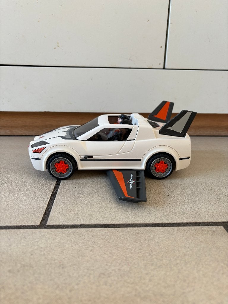 Playmobil Spy Team Auto met uitklapbare vleugels, Ophalen of Verzenden, Gebruikt, Losse onderdelen