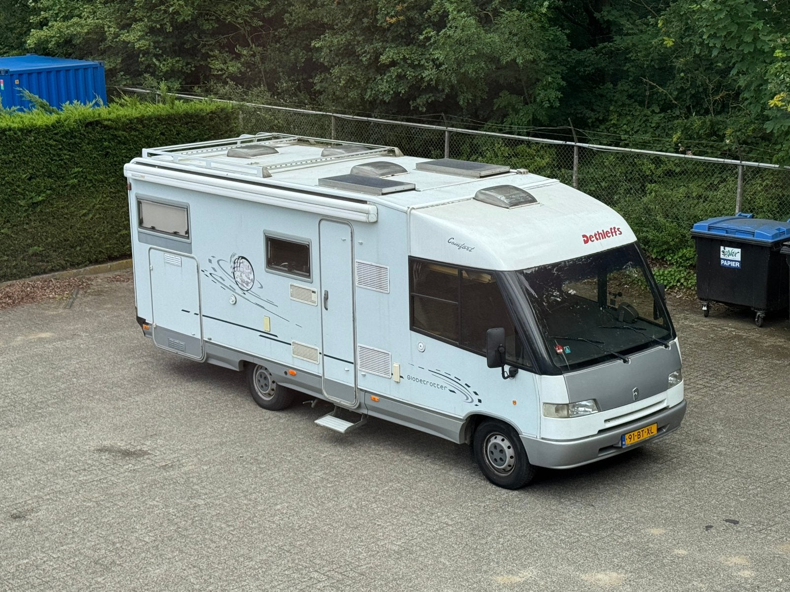 Vakantieklaar - Dethleffs Globetrotter - 6 pers - XXL garage, Caravans en Kamperen, Integraal, Fiat, Particulier, Tot en met 6