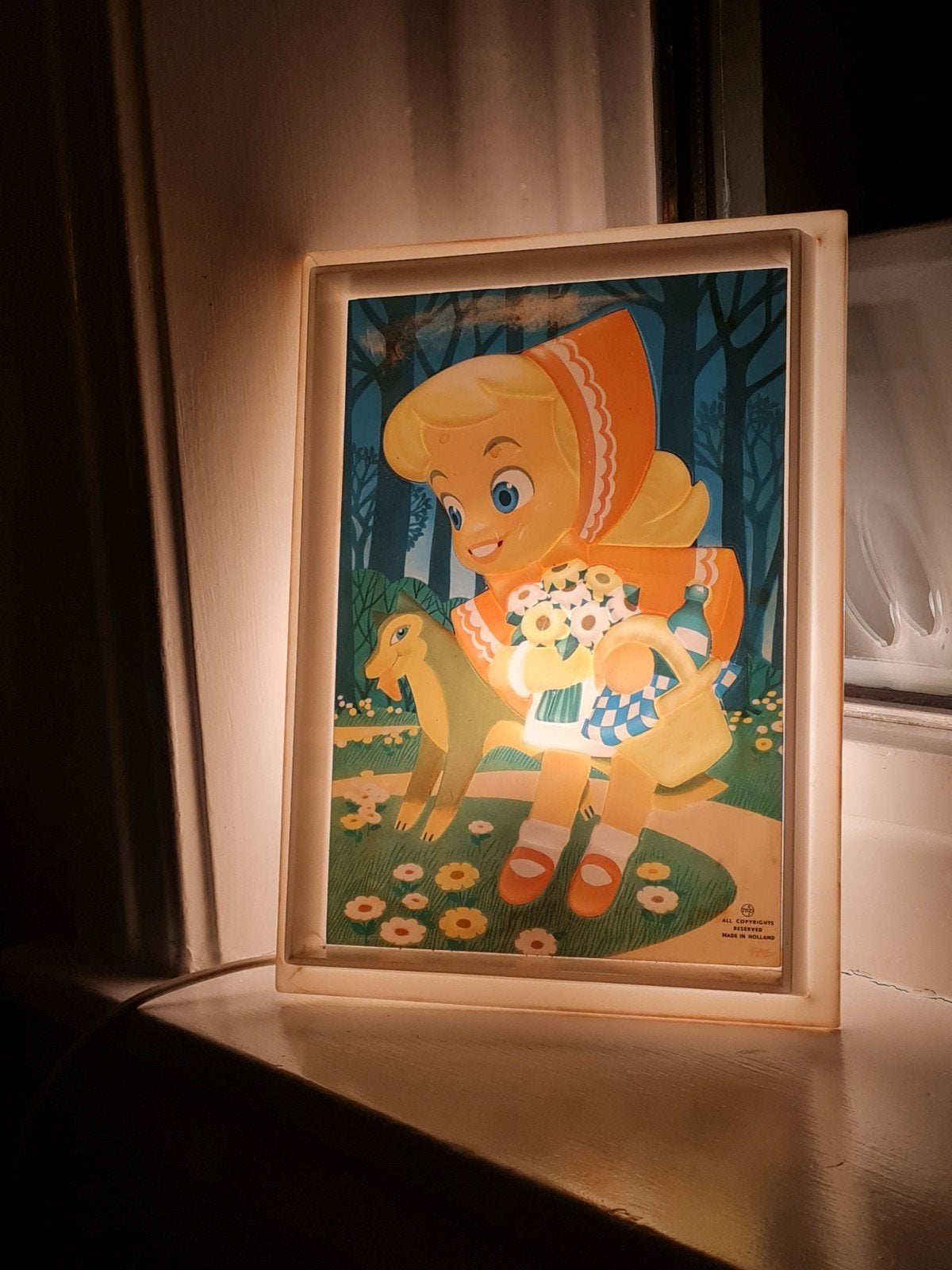 Vintage lamp lampje, Ophalen