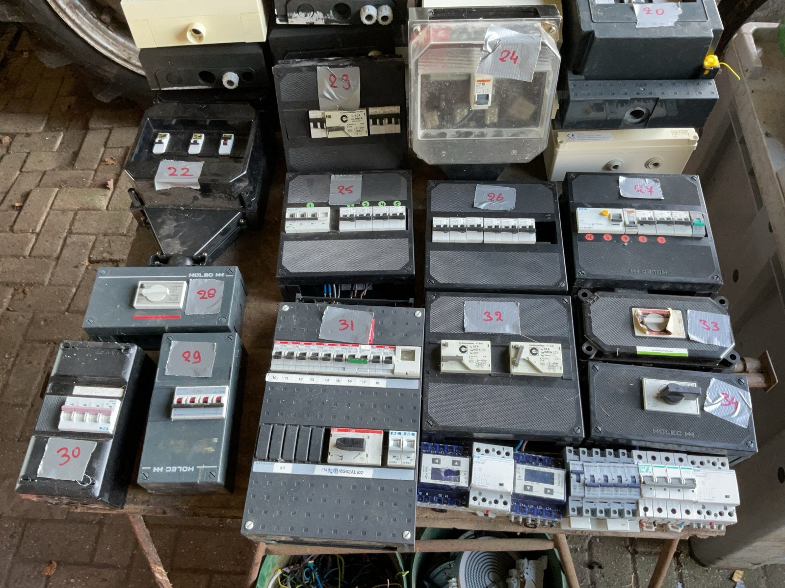 Diverse Groepenkasten en Elektrische Componenten, Ophalen of Verzenden, Gebruikt, Eaton, Groepenkast