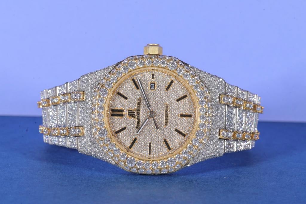 Moissanite watch, Sieraden, Tassen en Uiterlijk, Ringen, Ophalen of Verzenden, Zo goed als nieuw, 17 tot 18, Dame
