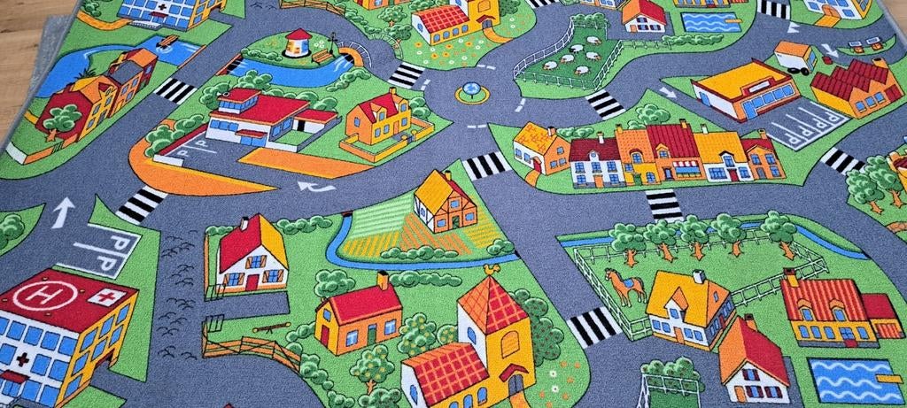 Speelkleed met wegen en huizen - Kinderkamer, Ophalen, Gebruikt