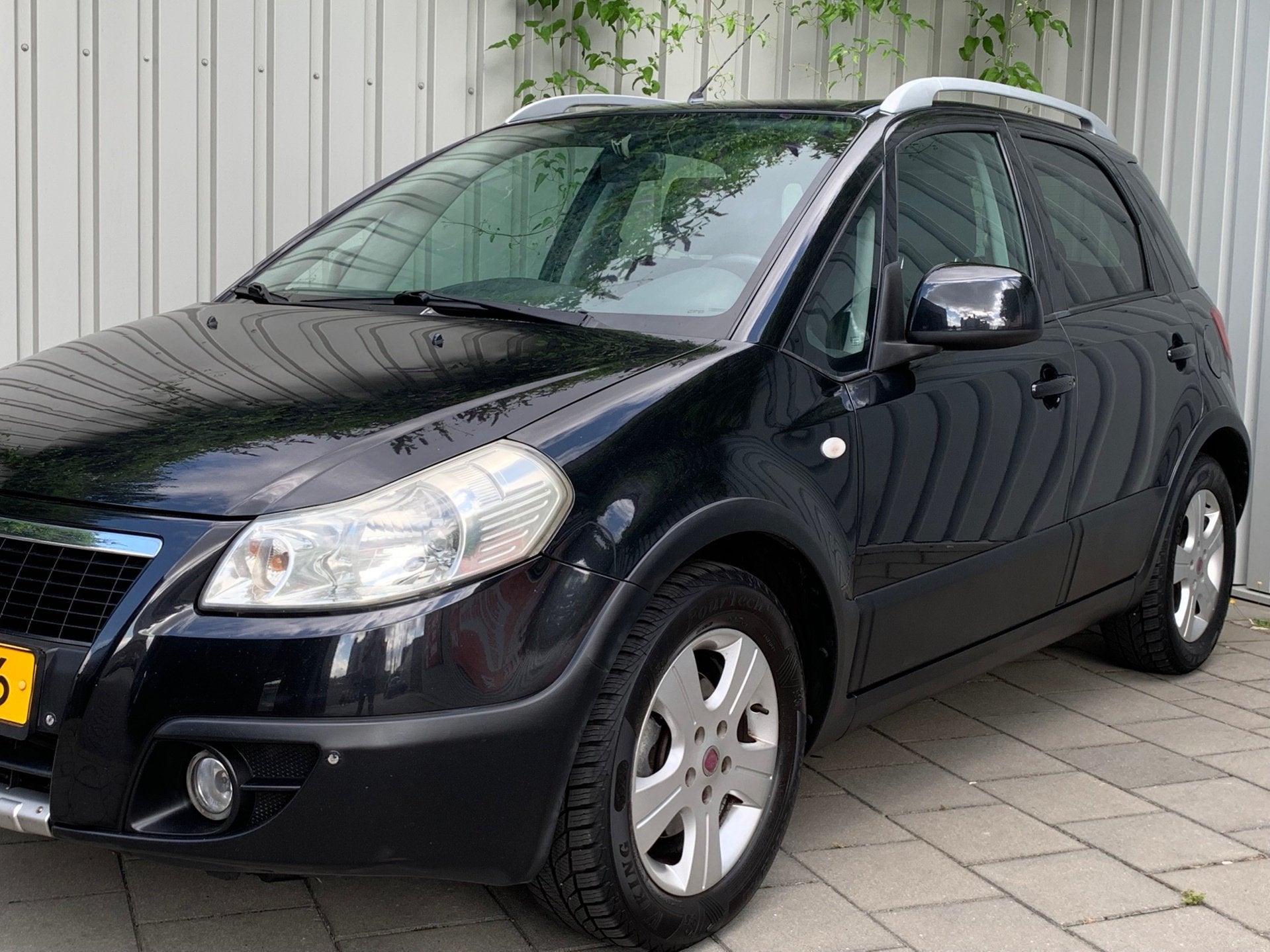 Fiat Sedici 1.6-16V Emotion|Automaat|Airco|, Stof, Gebruikt, Zwart, 4 cilinders