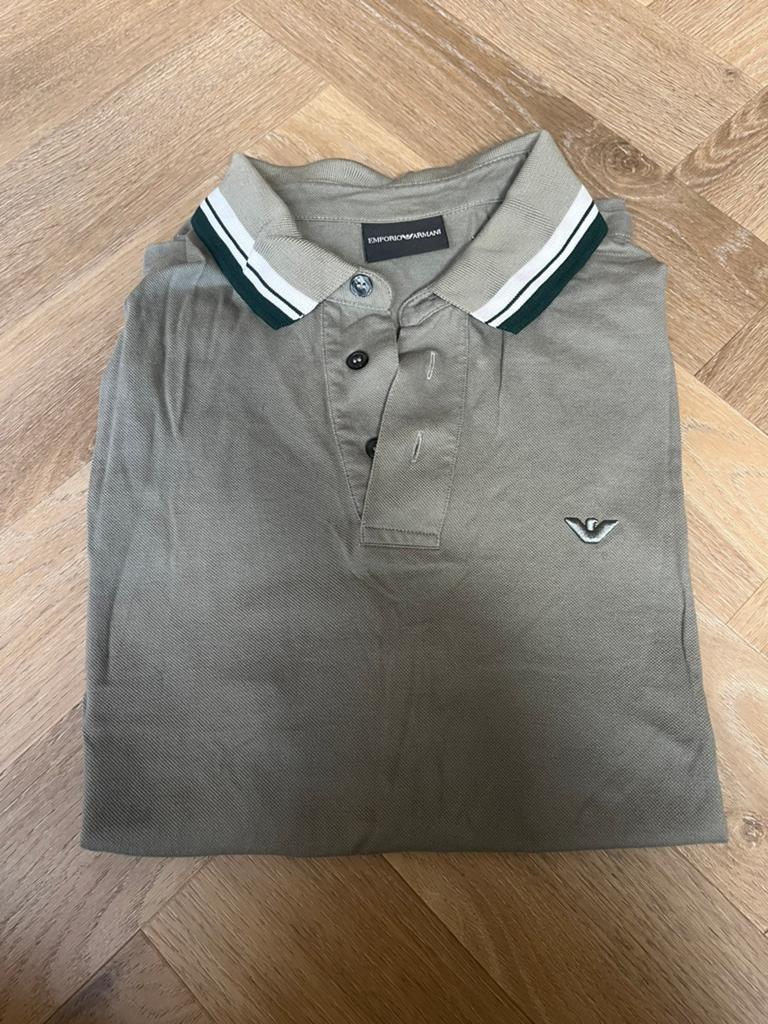 Heren polo Emporio Armani maat M, Ophalen of Verzenden, Gedragen, Maat 48/50 (M), Groen