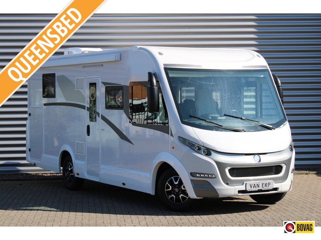 CI Magis 67 Integraal Queensbed Dakairco TV Trekhaak 140PK, Caravans en Kamperen, Campers, Koelkast, Ringverwarming, Fiat, 7 tot 8 meter