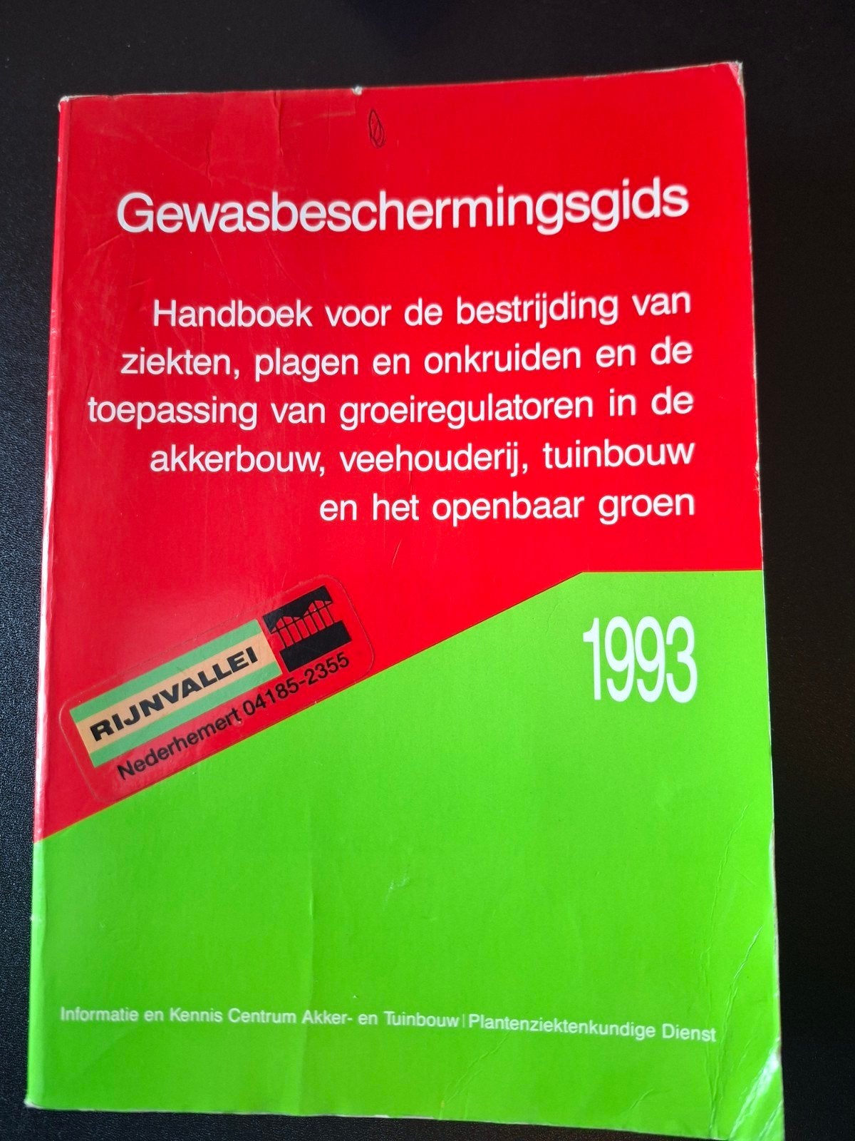 Gewasbeschermingsgids 1993 - Akkerbouw, Veeteelt, Tuinbouw, Ophalen of Verzenden, Gelezen, Overige onderwerpen, Ing. H.J. Mandersloot (eindredactie)