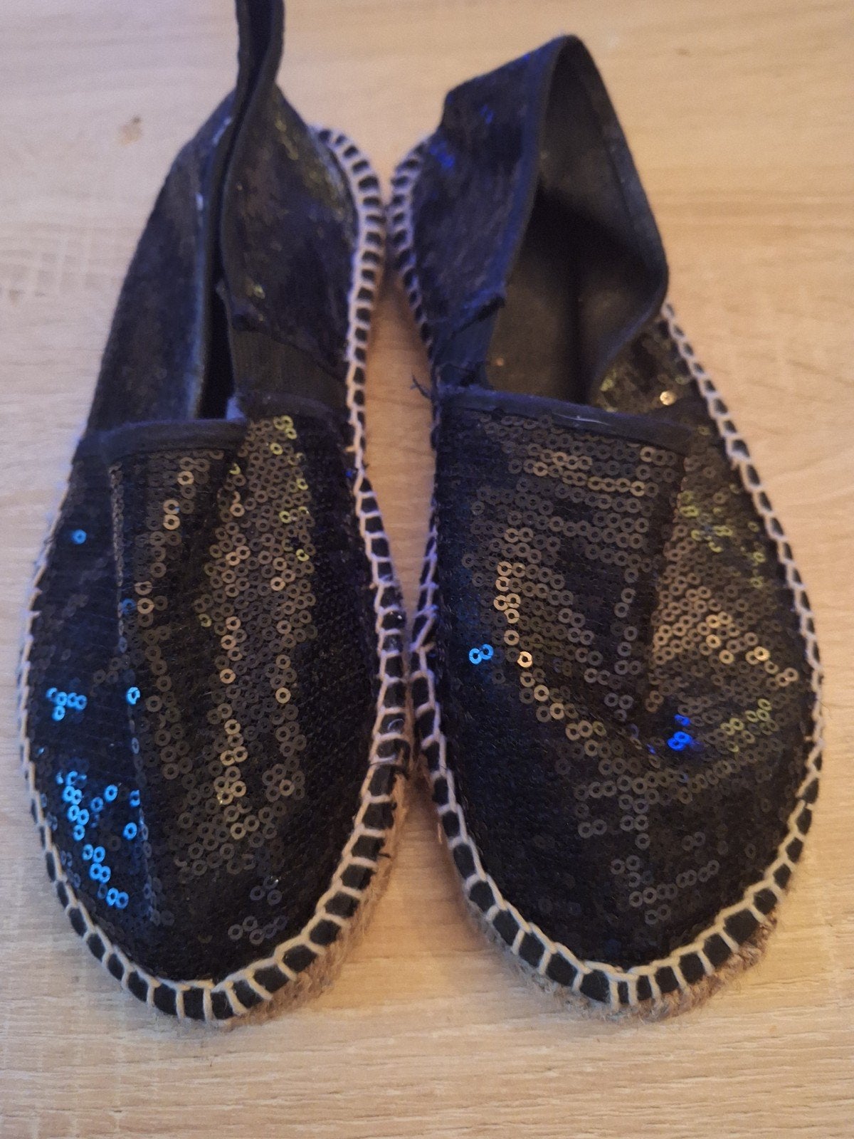 Zwarte Espadrilles., Zwart, Ophalen of Verzenden, Zo goed als nieuw, Espadrilles of Moccasins