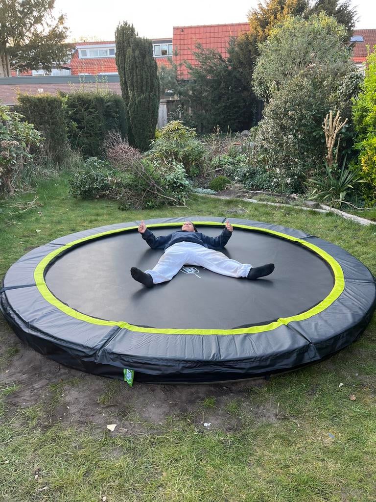 Trampoline Exit sports Silhouette Inground 305 cm, Ophalen of Verzenden, Zo goed als nieuw