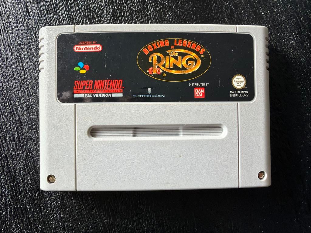 Boxing Legends of the Ring - Super Nintendo (SNES), Spelcomputers en Games, Games | Nintendo Super NES, Gebruikt, 1 speler, Ophalen of Verzenden