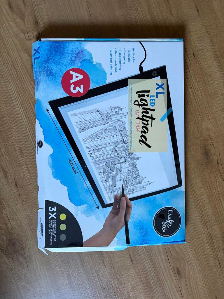 A3 LED Lightpad - Zo goed als nieuw in doos, Hobby en Vrije tijd, Tekenen, Ophalen of Verzenden, Zo goed als nieuw, Overige typen