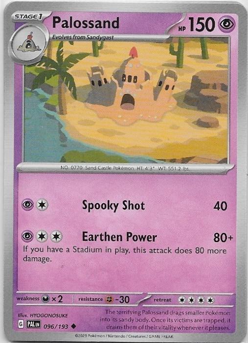 Paldea Evolved,  Palossand [uncommon] 96/193, Verzenden, Nieuw, Losse kaart