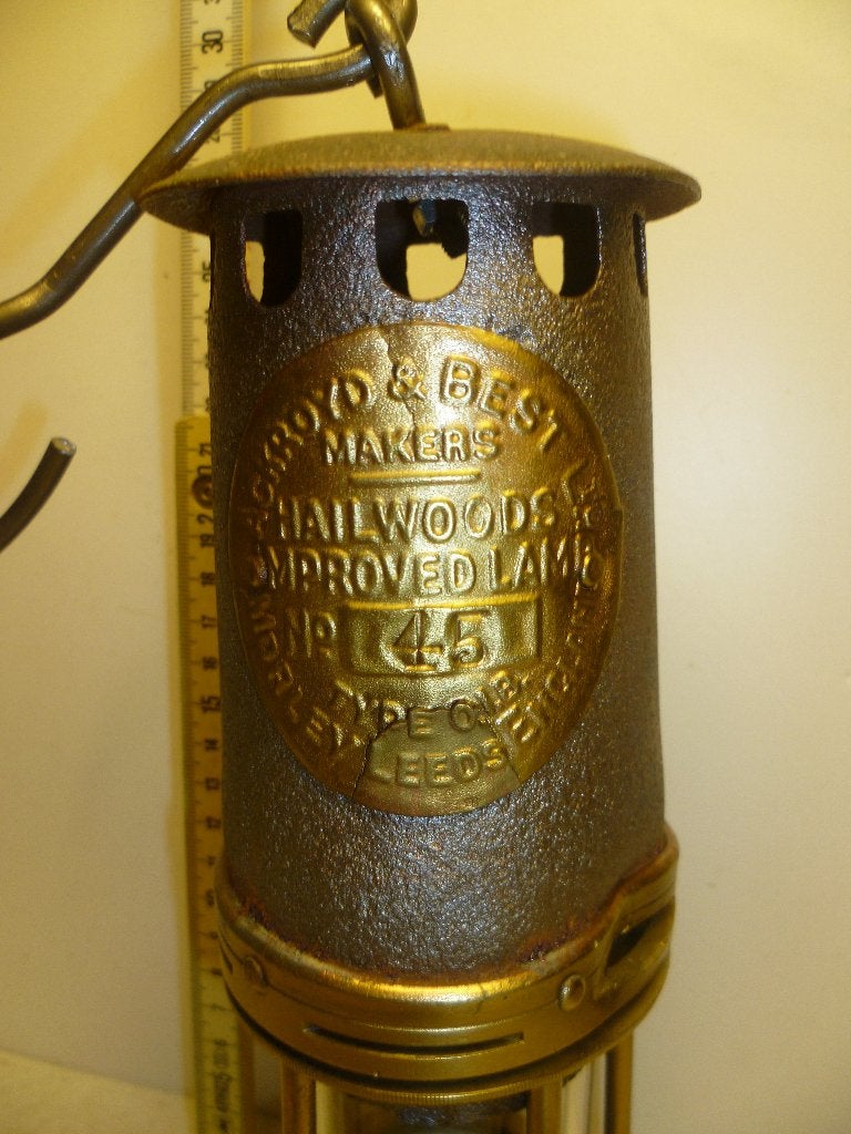 Mijnlamp Ackroyd & Best Ltd Makers Morley Leeds England, Ophalen of Verzenden