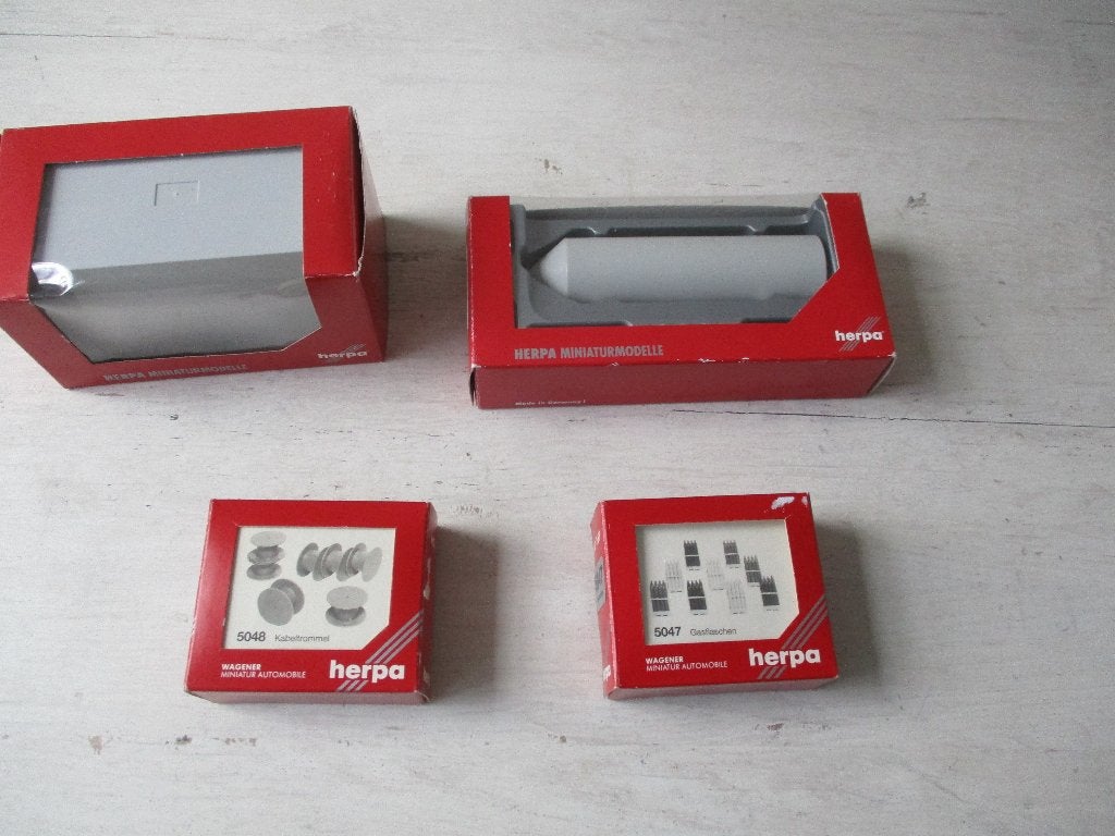 Herpa Lade Gut 4x, Ophalen of Verzenden, Nieuw, Bus of Vrachtwagen, Herpa