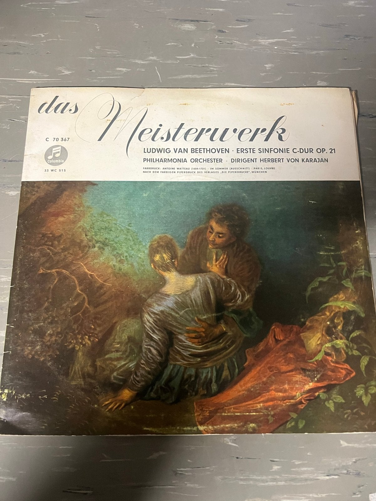 Beethoven - Eerste Symfonie C-Dur Op. 21 - Karajan, Ophalen of Verzenden, Gebruikt