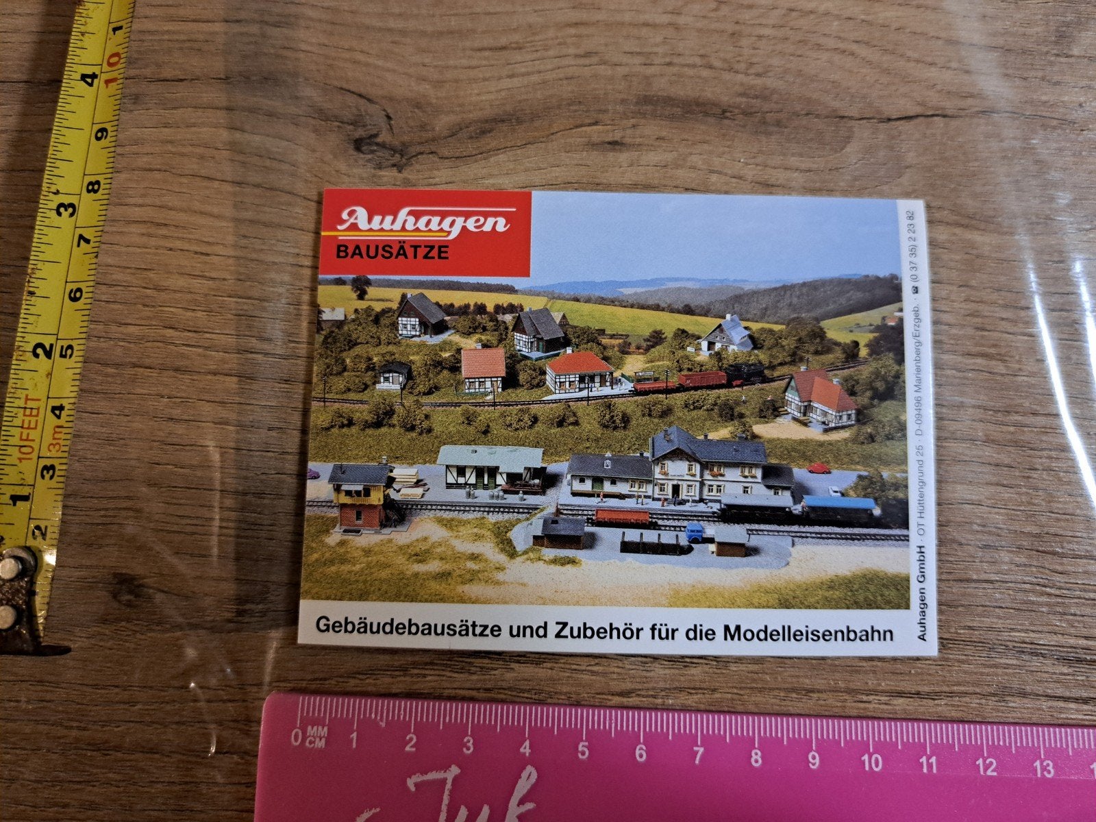 Sticker Auhagen Gebäudebausätze diorama landschap station, Ophalen of Verzenden, Zo goed als nieuw, Bedrijf of Vereniging