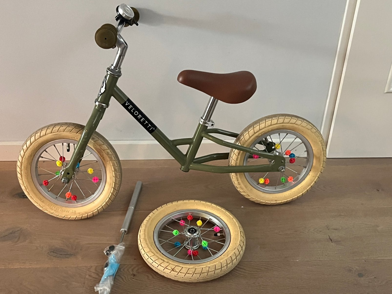 Veloretti kinder loopfiets, Ophalen, Gebruikt, Minder dan 16 inch