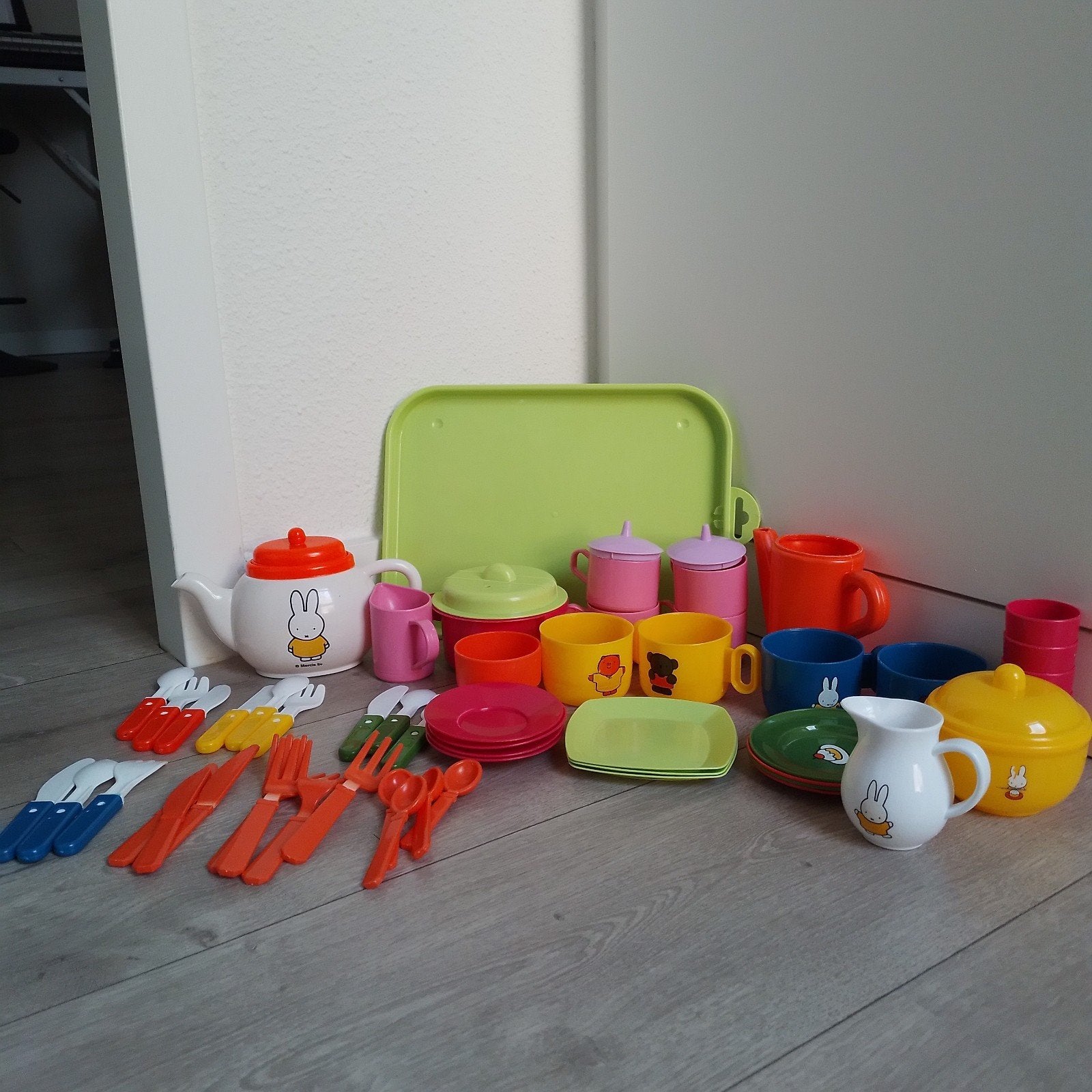 Nijntje theeservies en bestek voor kinderen, Ophalen of Verzenden, Gebruikt, Jongen of Meisje