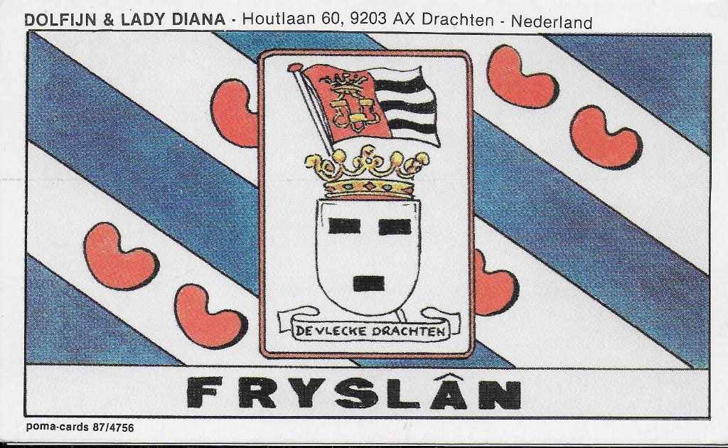 De vlecke drachten fryslan ongelopen kaart ( 1750 ), Verzamelen, Ansichtkaarten | Nederland, Verzenden, 1940 tot 1960, Ongelopen