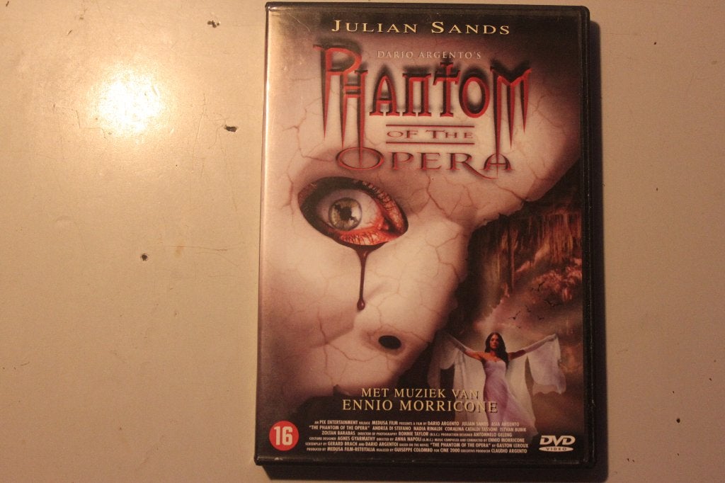 800g - dvd - phantom of the opera - met muziek van ennio mor, Alle leeftijden, Ophalen of Verzenden, Zo goed als nieuw