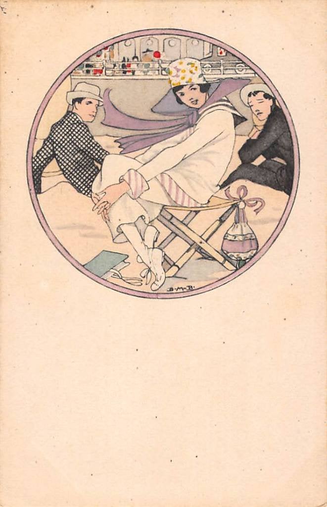 Fantasie illustratie  van B. Midderigh-Bokhorst, Verzamelen, Ansichtkaarten | Themakaarten, Ophalen of Verzenden, Voor 1920, Ongelopen