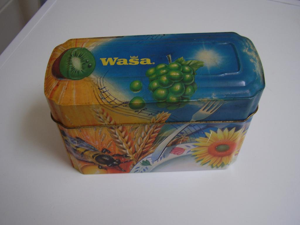 Blik Wasa, Verzenden, Zo goed als nieuw, Koek(jes)