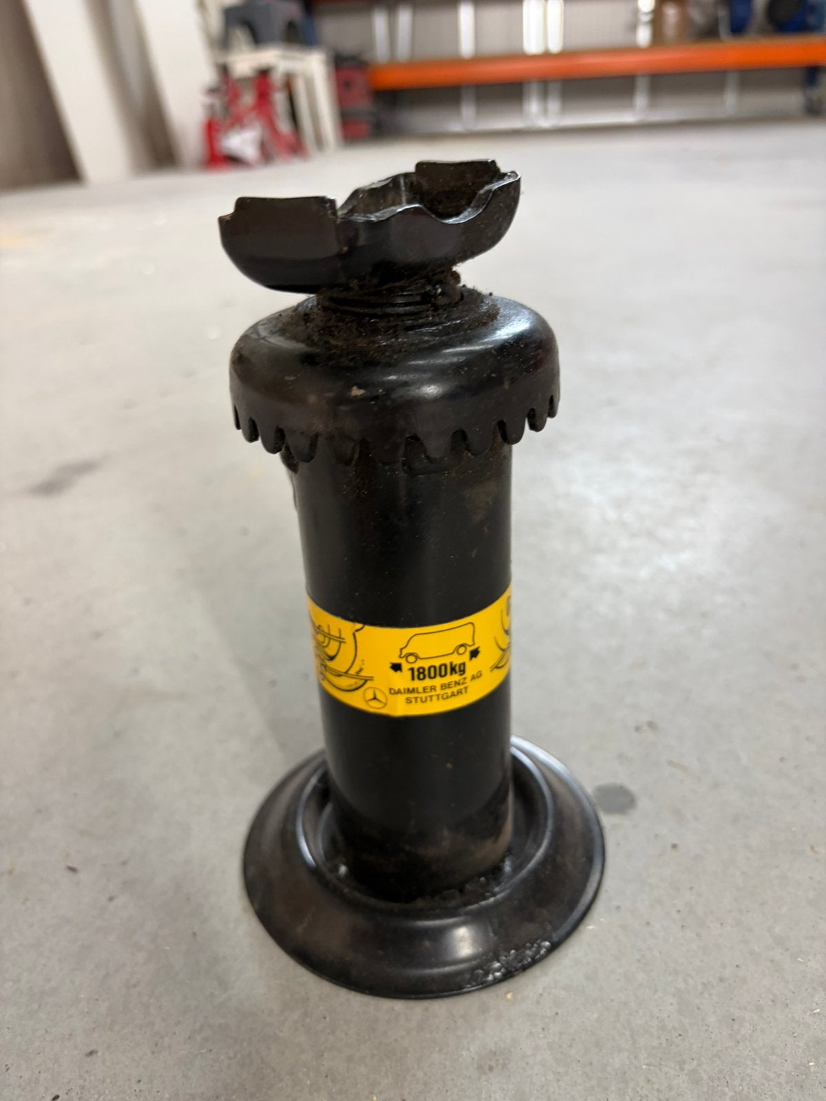 Originele Mercedes-Benz / Daimler-Benz krik 1.800 kg, Ophalen, Zo goed als nieuw, Mechanisch, Schaarkrik