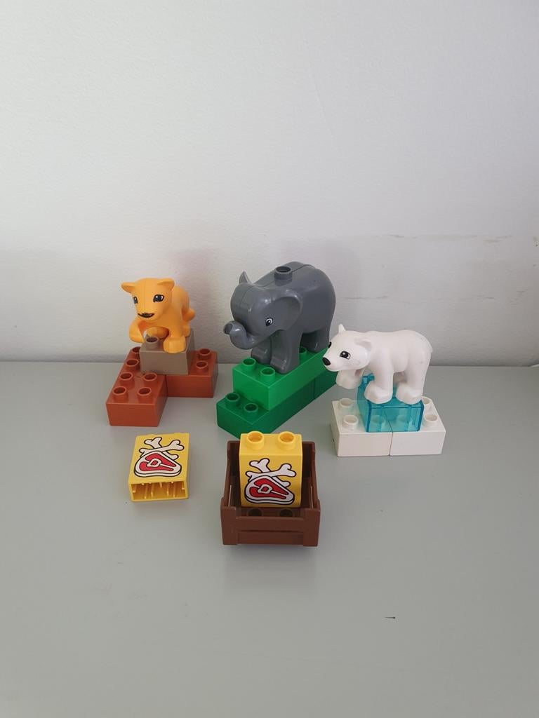 Duplo dierentuin dieren, Ophalen of Verzenden, Gebruikt, Duplo