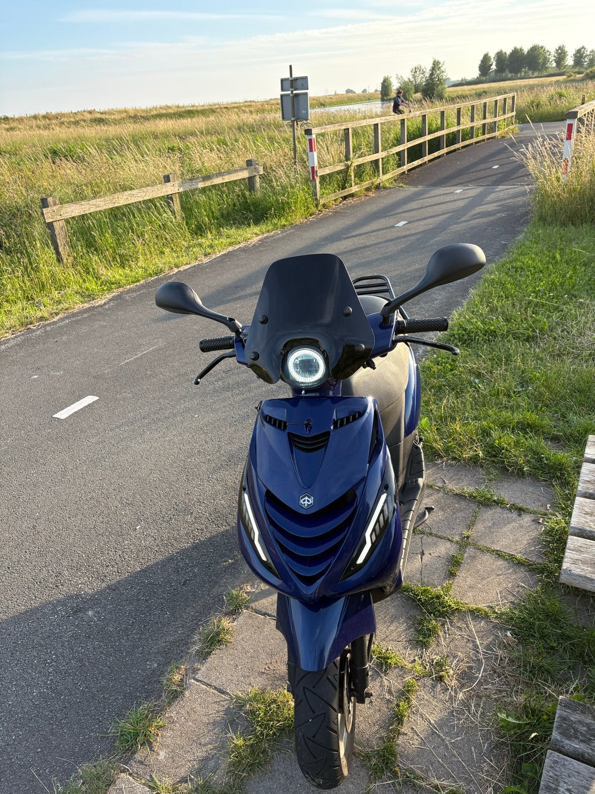 Piaggio Zip Scooter - Blauw, Goede Staat, Ophalen, Gebruikt, Benzine, Zip