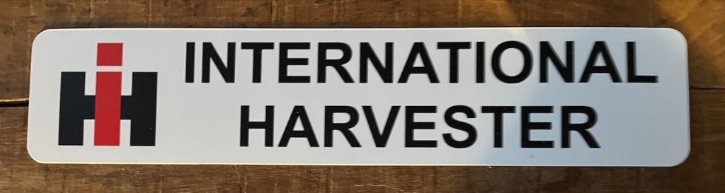 International Havester   - showplaat  kentekenplaat -, Ophalen of Verzenden, Zo goed als nieuw, Auto's
