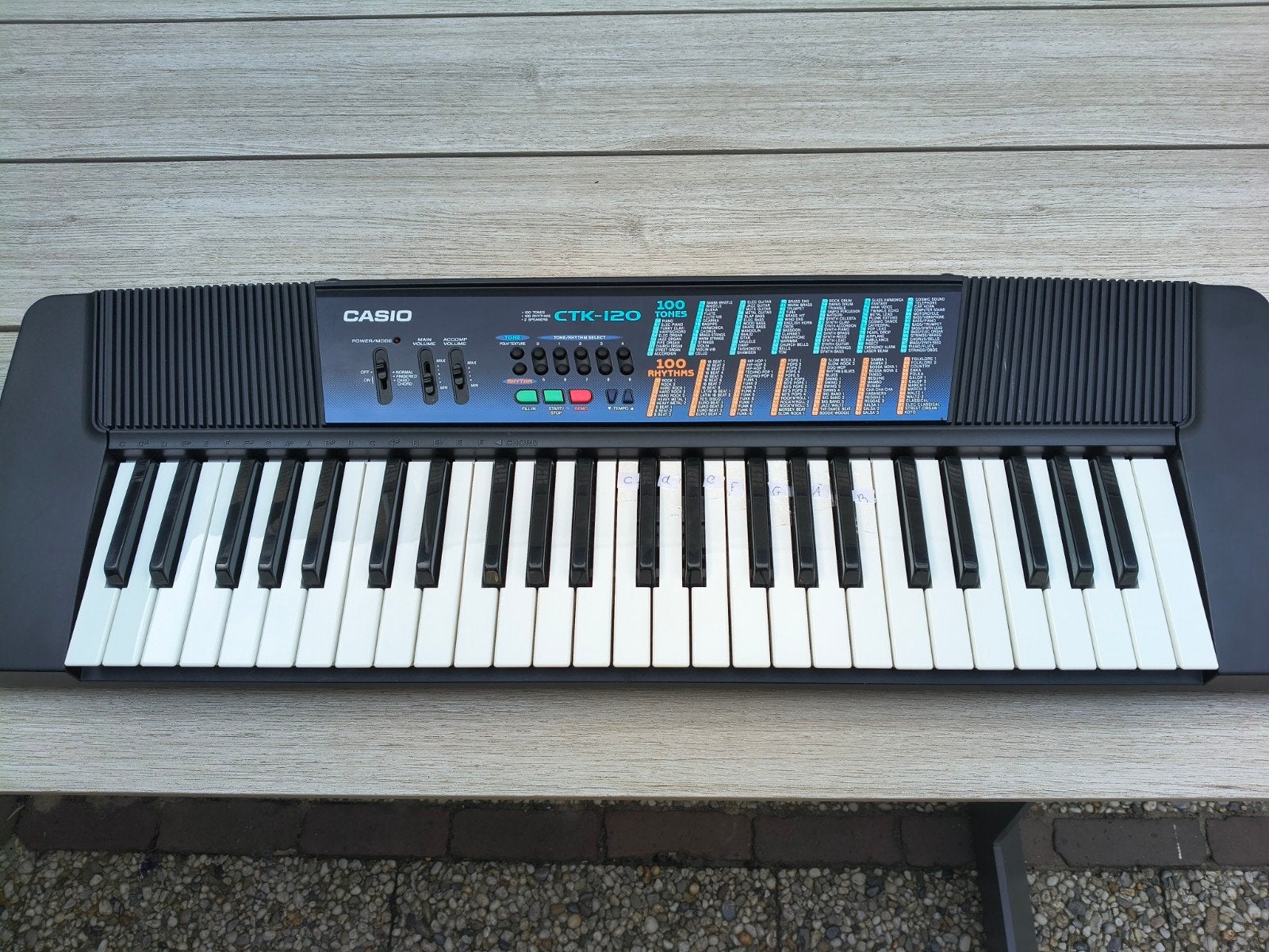 Casio CTK-120 Keyboard - 4 Octaven met Grote Toetsen, Ophalen of Verzenden