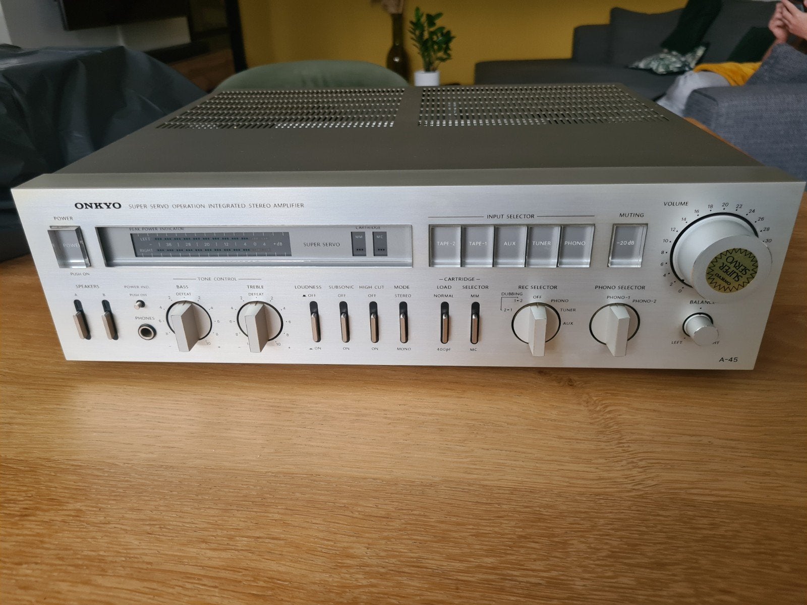 mooie vintage Onkyo versterker A-45, Ophalen, Zo goed als nieuw, Onkyo