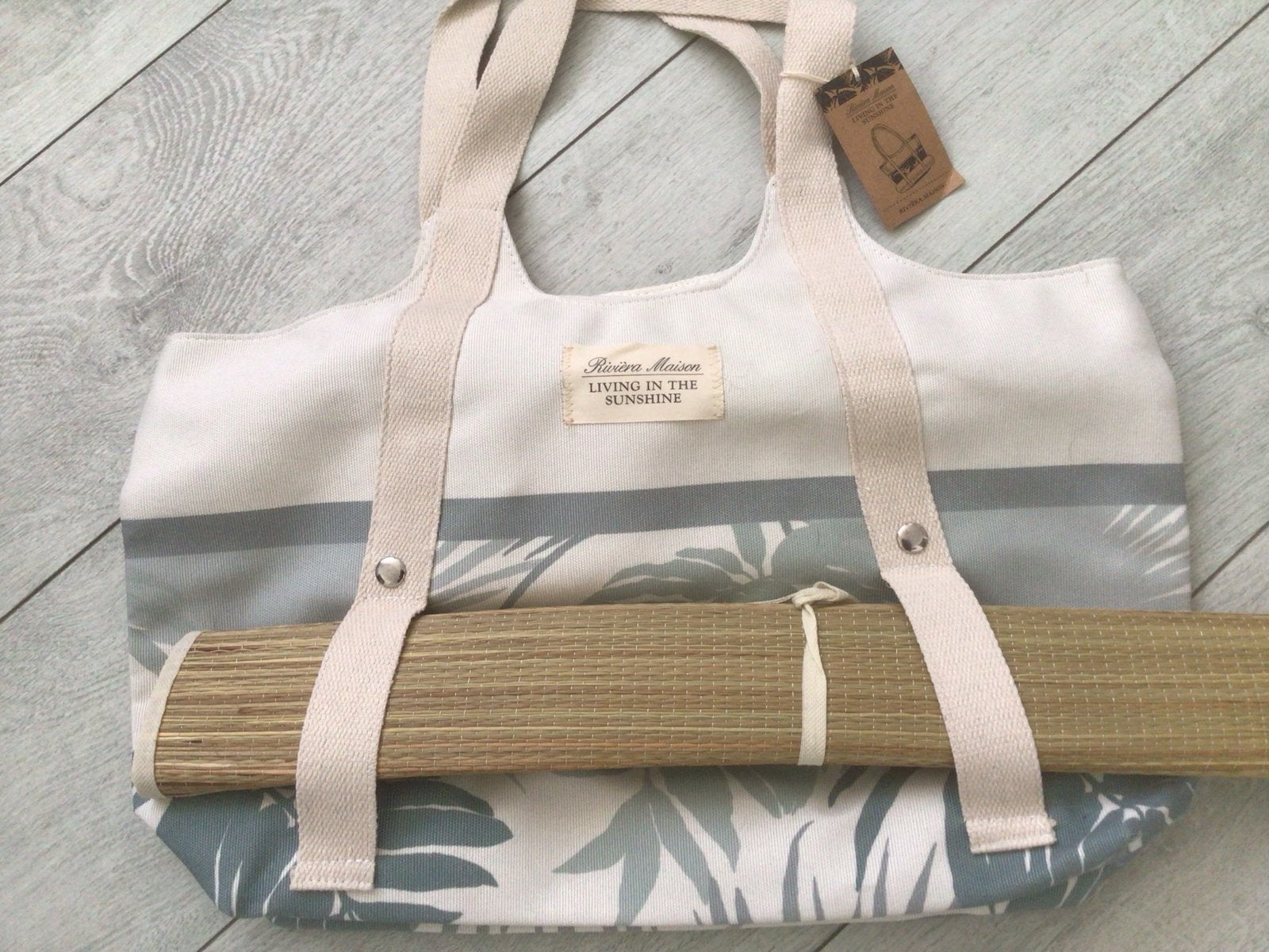 Riviera Maison strandtas nieuw, Ophalen of Verzenden, Zo goed als nieuw, Wit, Shopper