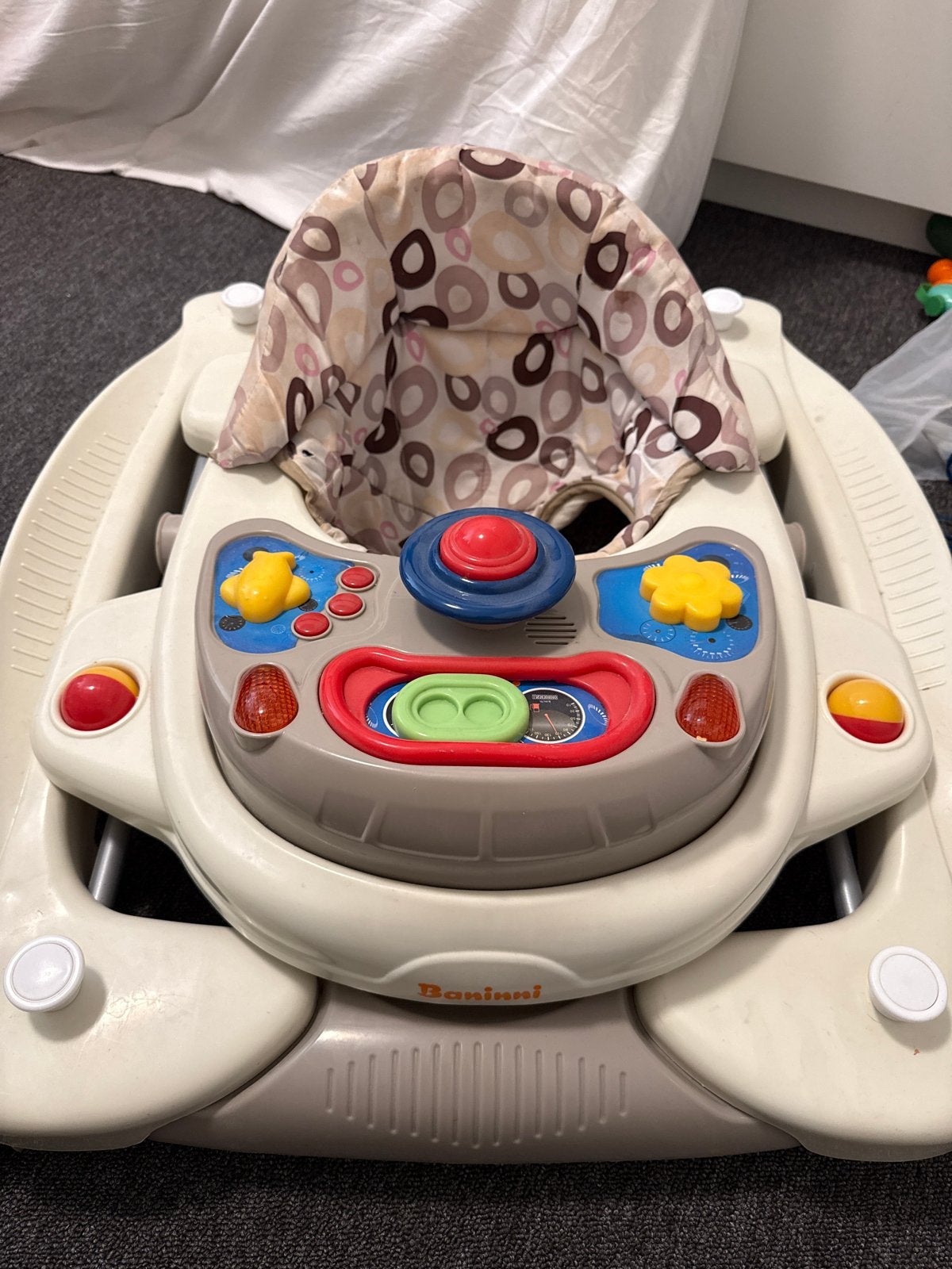 Boninni Babywalker - Loopstoel met speelblad, Ophalen of Verzenden, Gebruikt