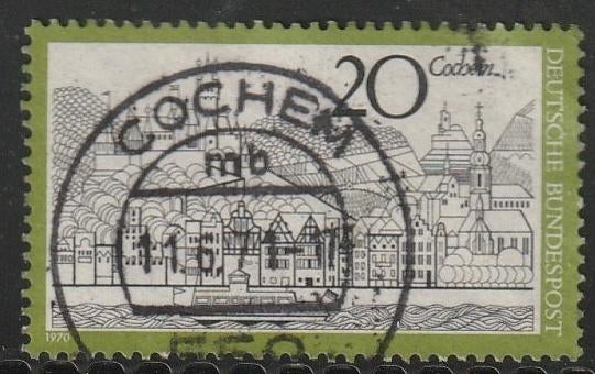 BRD 1970 649 Cochem, Gest, Ophalen of Verzenden, BRD, Gestempeld