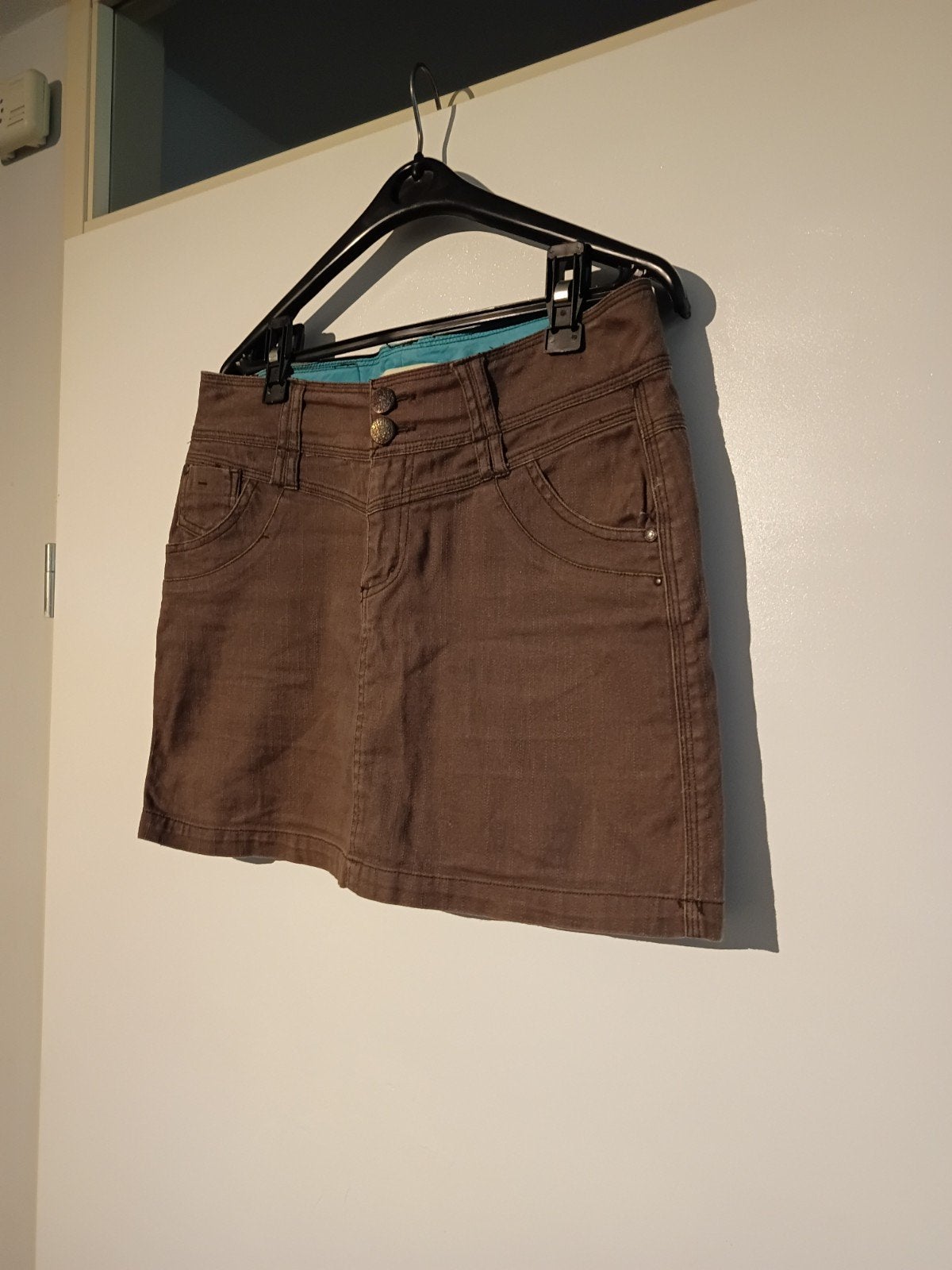 Casual Wear spijkerrokje maat 38 Miss Etam, Kleding | Dames, Rokken, Maat 38/40 (M), Bruin, Ophalen of Verzenden, Boven de knie