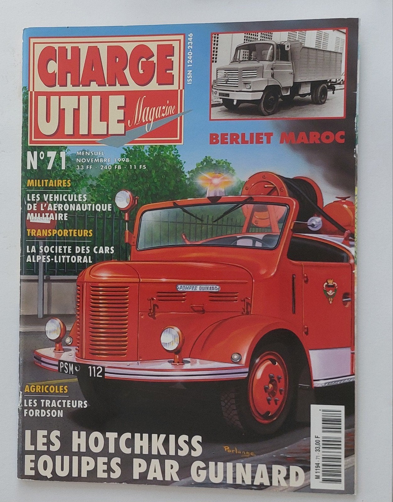 Charge Utile Magazine N71 - November 1998, Ophalen of Verzenden, Gelezen, Overige typen