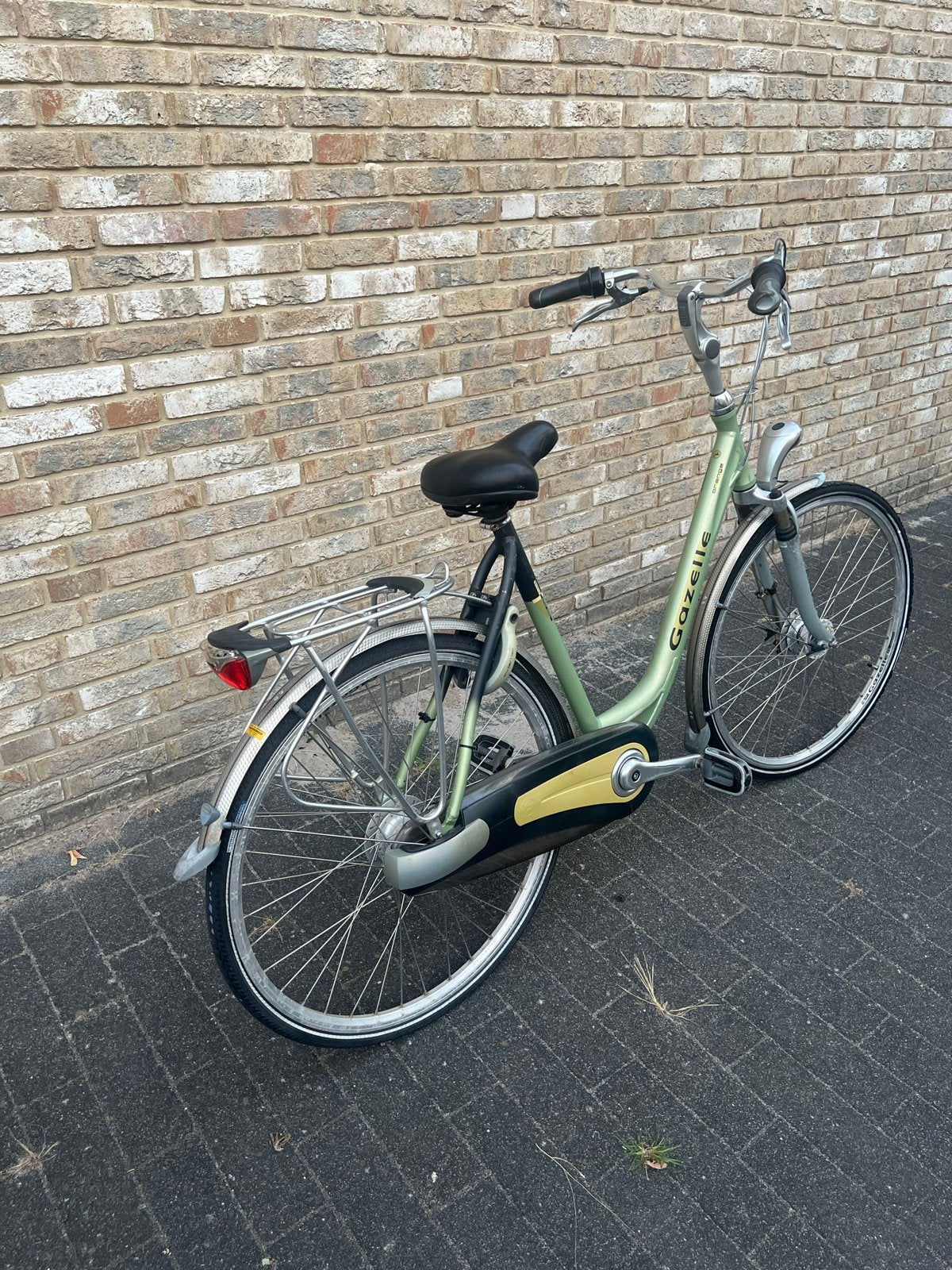 Gazelle damesfiets - Groen, 7 versnellingen, Fietsen en Brommers, Ophalen, Gebruikt, Versnellingen, 50 tot 53 cm