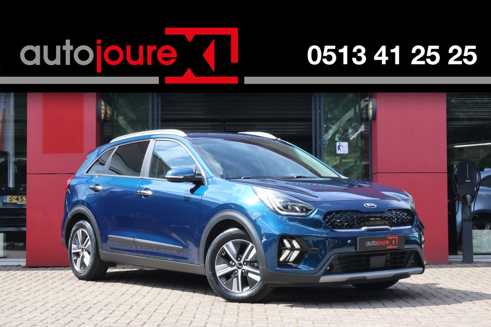 Kia Niro 1.6 GDi Hybrid DynamicPlusLine | Origineel NL | Led, Gebruikt, Blauw, Automatische klimaatregeling, 1390 kg