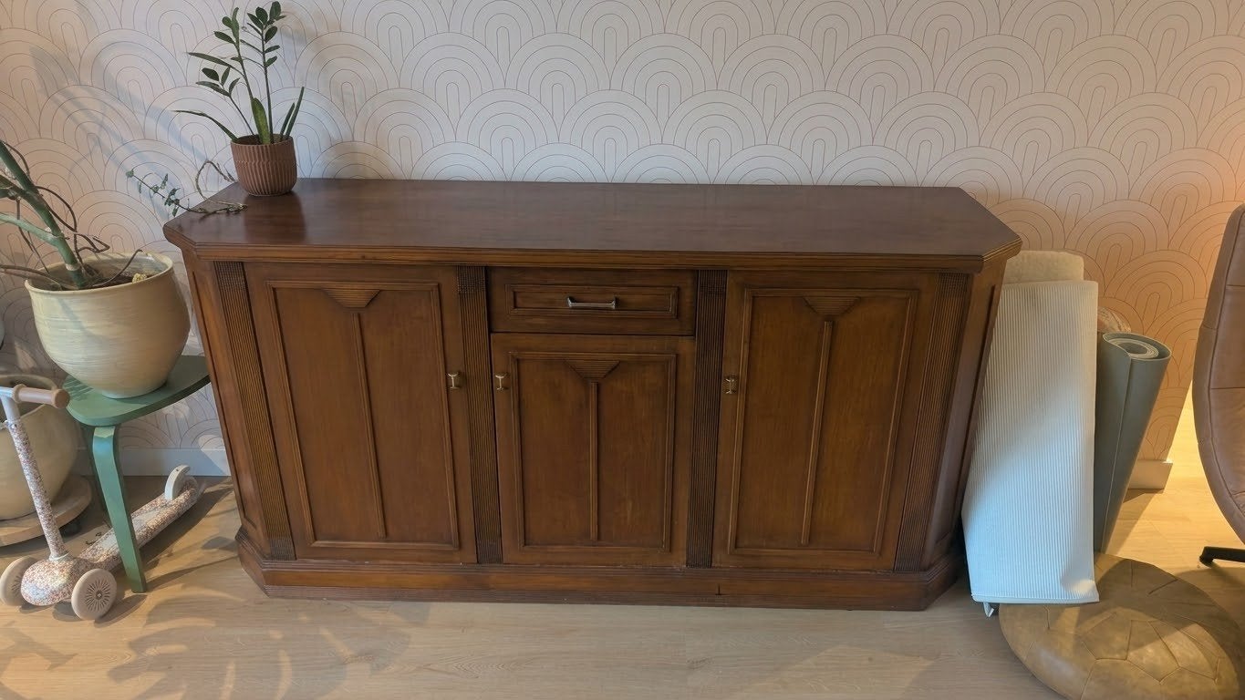 Gratis dressoir af te halen in Nieuwegein, Ophalen, Gebruikt, 150 tot 200 cm, Met lade(s)