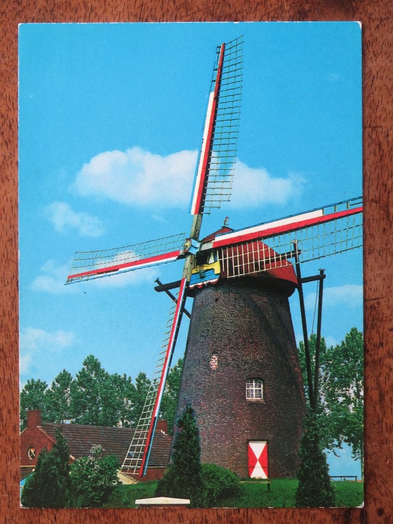 Budel: Molen Nooitgedacht ( Korenmolen ), Verzamelen, Ophalen of Verzenden, Voor 1920, Noord-Brabant