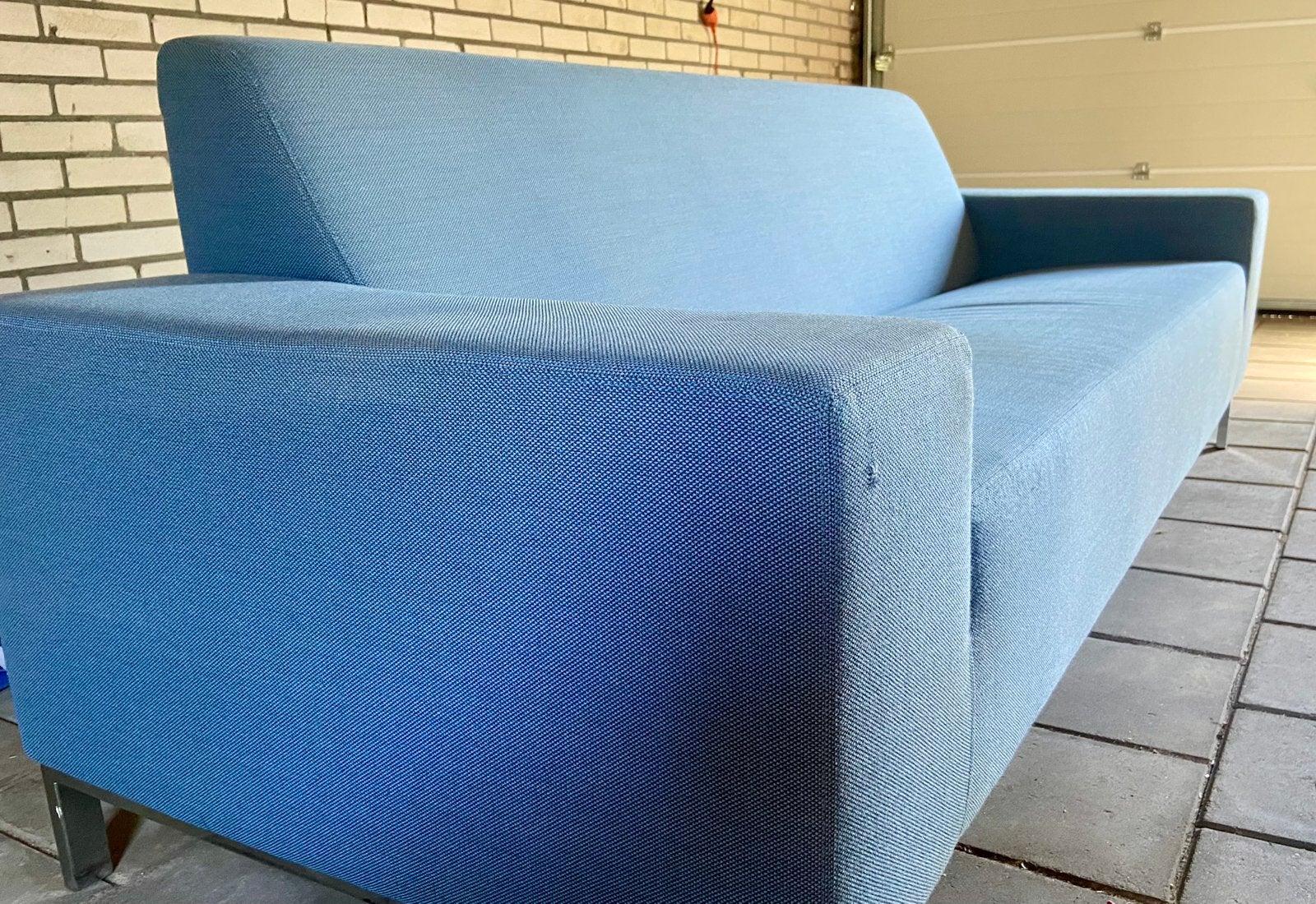 Bank driezitter, Ophalen, Gebruikt, Driepersoons, 75 tot 100 cm