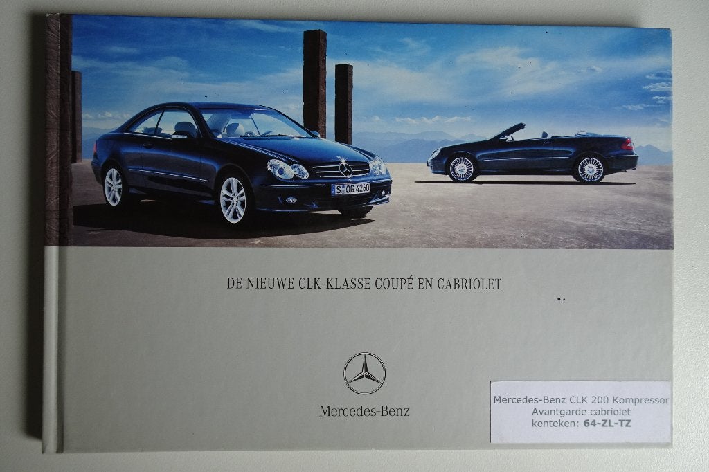 Mercedes-Benz CLK-Klasse Cabriolet Brochure 2005, Boeken, Ophalen of Verzenden, Zo goed als nieuw, Mercedes
