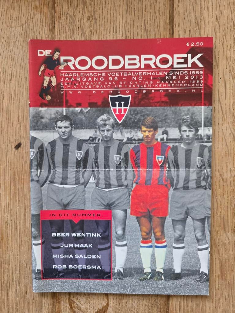HFC Haarlem  Roodbroek, Ophalen of Verzenden, Overige binnenlandse clubs