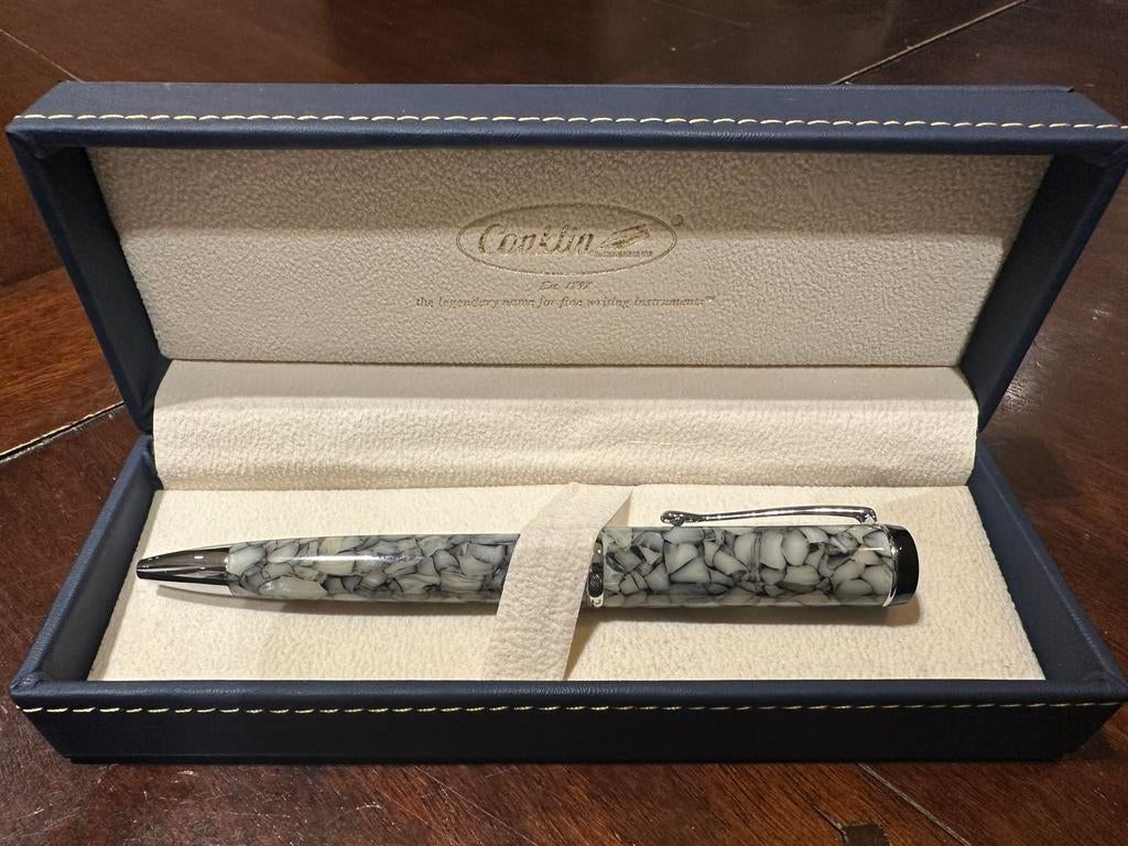 Conklin Duragraph balpen - Cracked Ice, Overige merken, Balpen, Nieuw, Met doosje